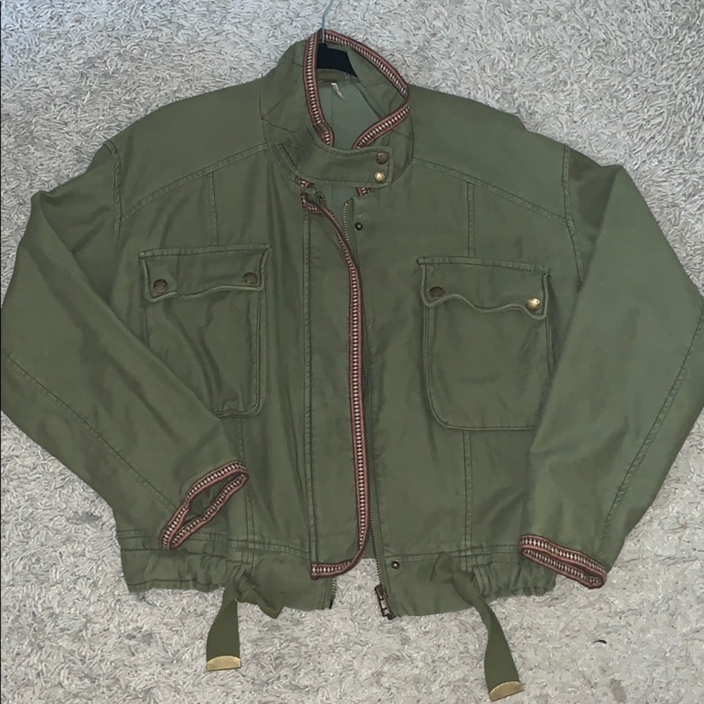 Gorgeous free people bomber jacket